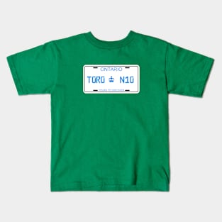 Toronto car license plate Kids T-Shirt